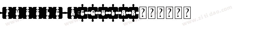 PUZZLE Regular字体转换